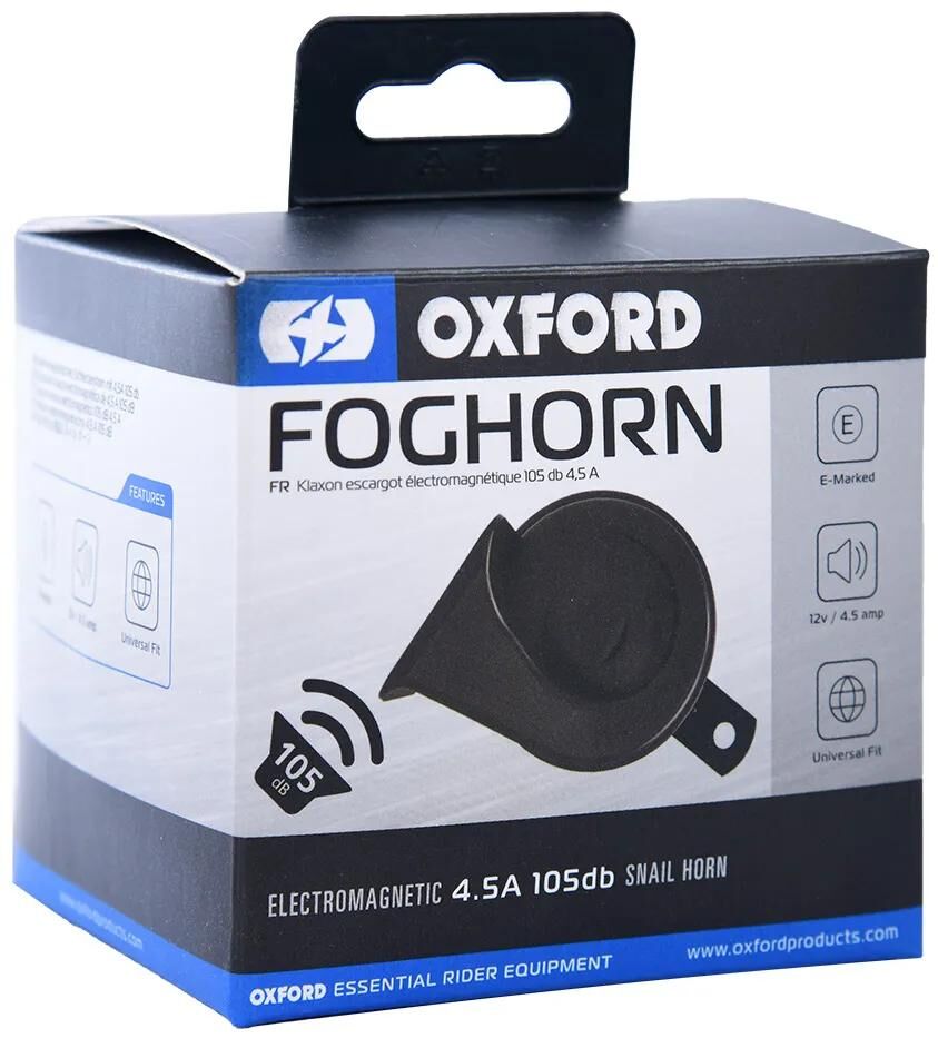 Oxford hupe horn 12v sort 105db