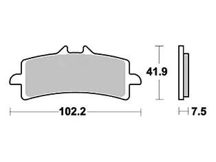 TRW bremseklodser MCB 792 bremseklodser carbon MCB792CRQ