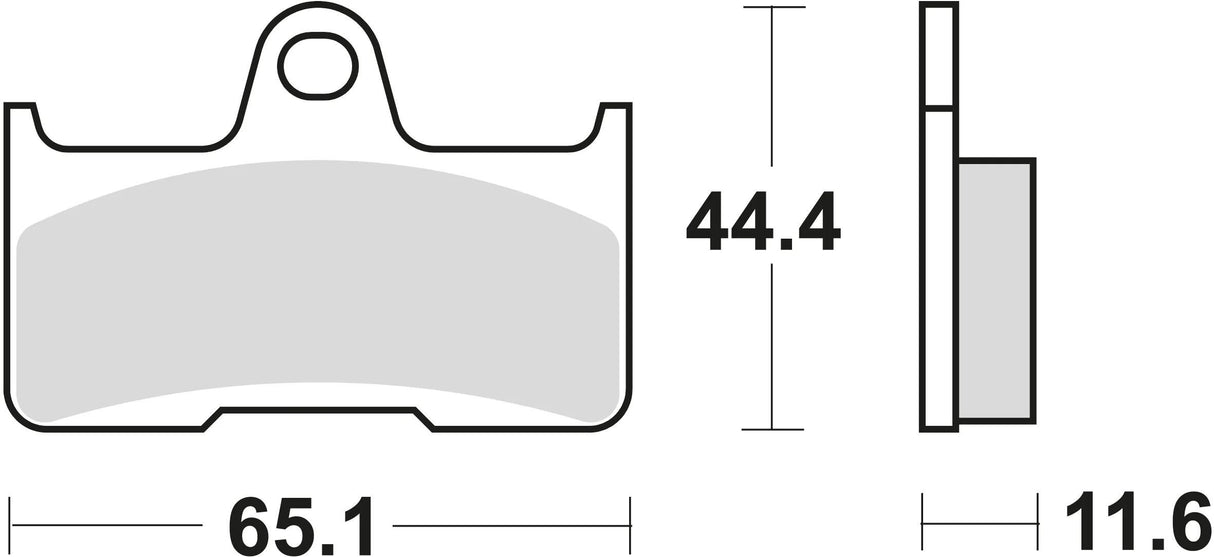 TRW bremseklodser mcb 756 bremseklodser sinter mcb 756 si