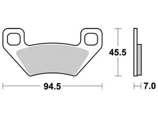 TRW bremseklodser mcb 773 bremseklodser sinter mcb 773 si