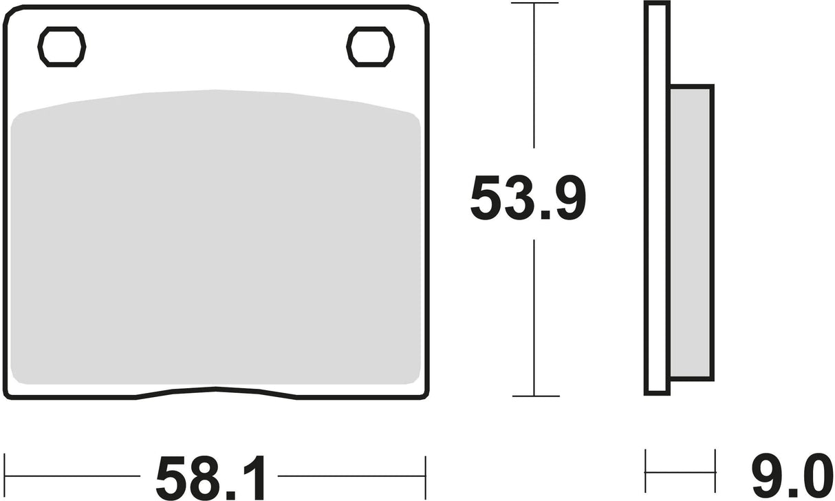 Trw bremseklodser mcb 73 bremseklodser org.perf. MCB 73