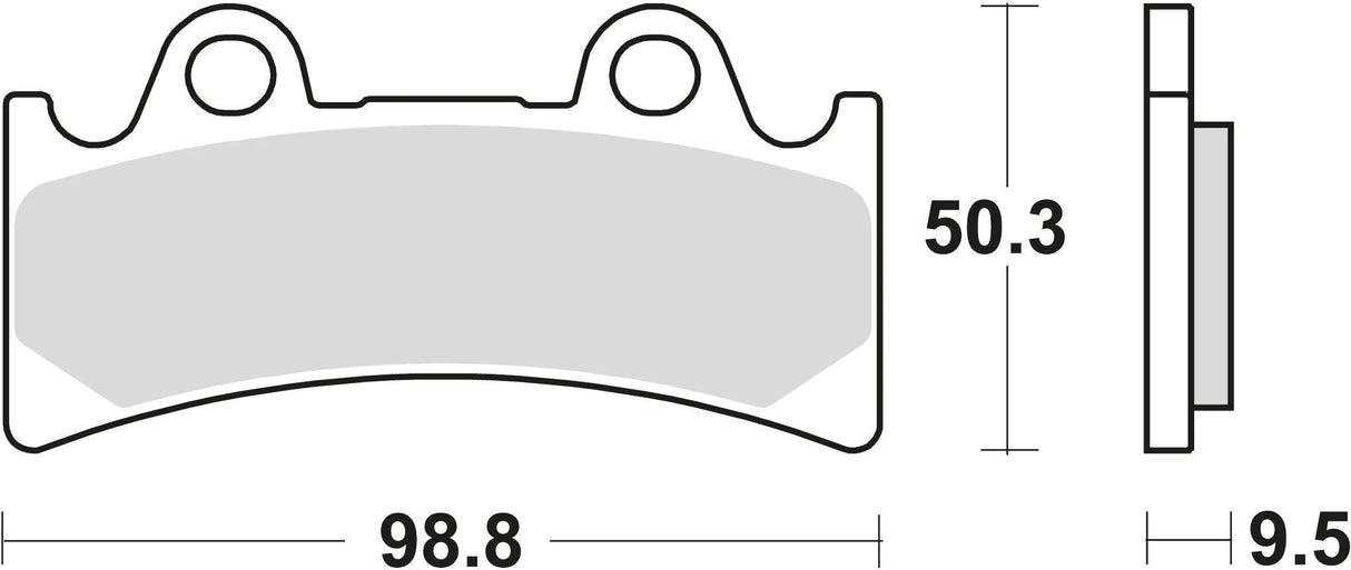 TRW bremseklodser mcb 656 bremseklodser sinter mcb 656 sv
