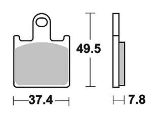 TRW bremseklodser mcb 789 bremseklodser sinter mcb 789 sv