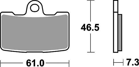TRW bremseklodser mcb 810 bremseklodser sinter mcb 810 sv