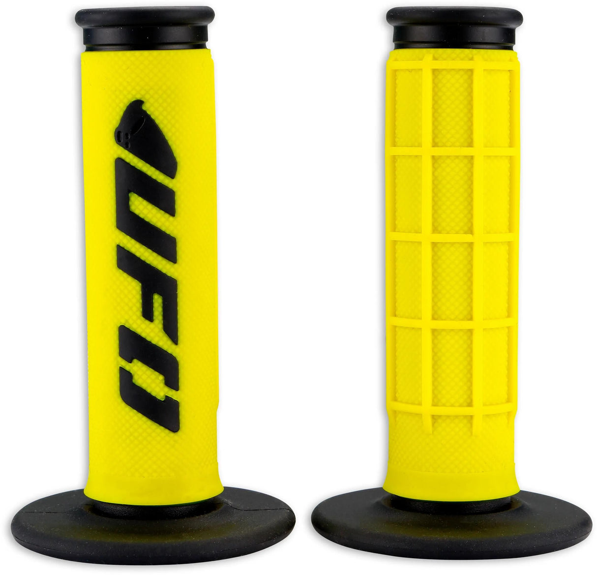 Ufo plast griffgummi challenger gummigreb par ufo sort gul