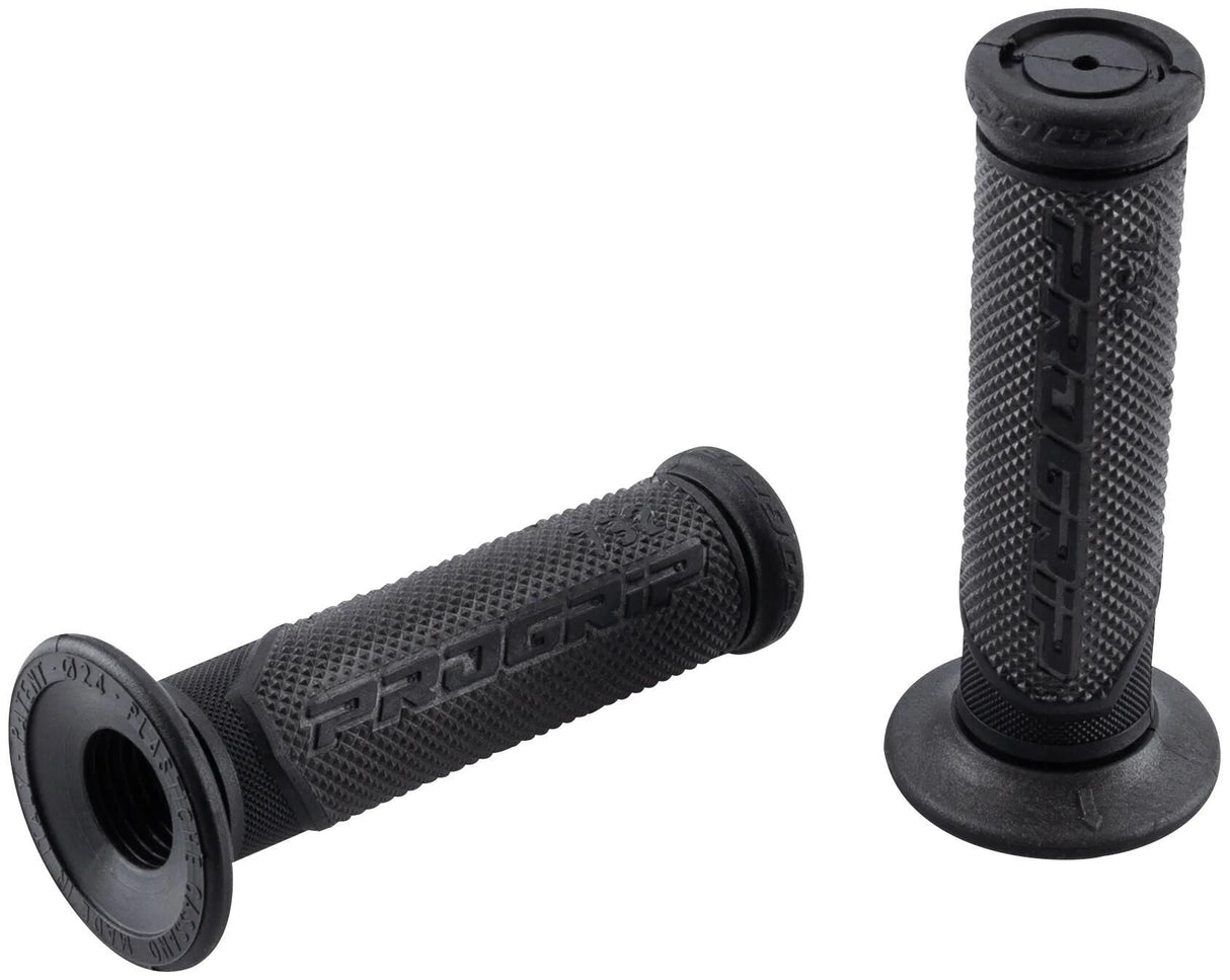 Progrip gummihåndtag 732 gummigreb 732 bw sw 125mm lukket