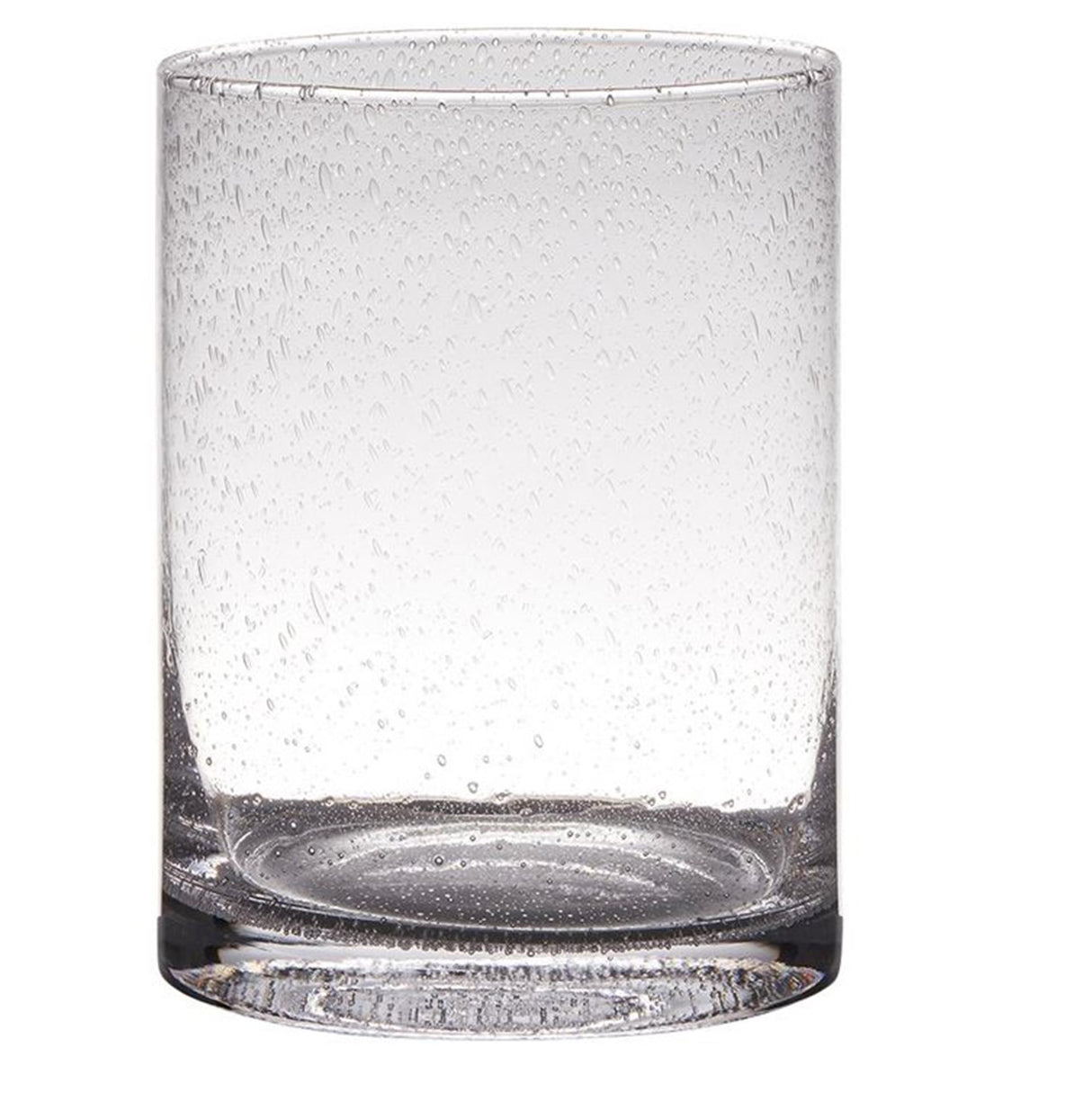 Hakbijl glas cylinder vase lanterne bueskytte sodavand bobler glas ø15xh20cm