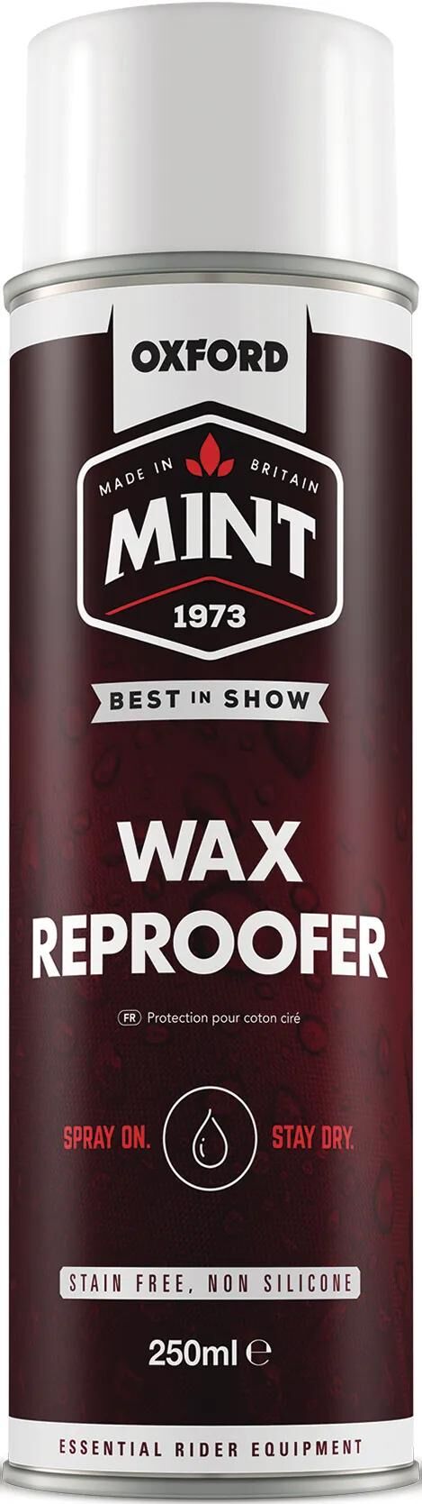Mint imprægneringsspray oxford voks bomuld reproofer voks spray oxford 250ml