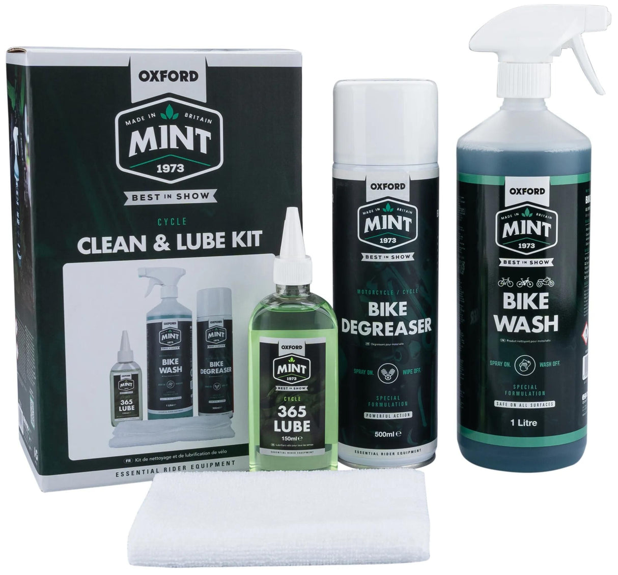 Mint rensesæt oxford clean lube kit oxford rensesæt stilk