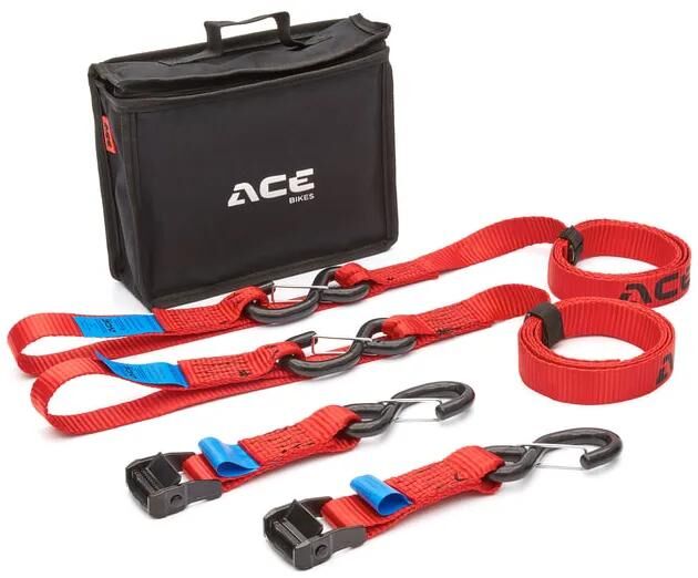 Acebikes zurrgurtsatz cam spænde premium surringsrem sæt acebike cam spænde premium