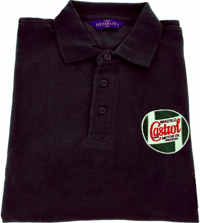Castrol poloshirt klassisk poloshirt klassisk sort gr. m 48