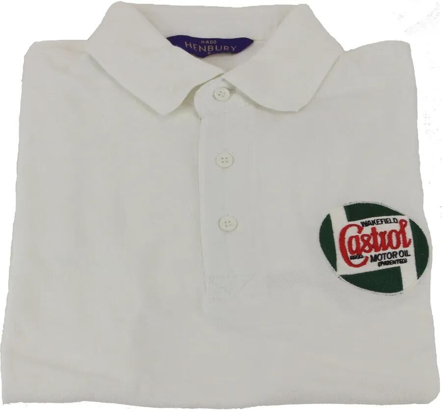 Castrol poloshirt klassisk poloshirt klassisk hvid gr. l 50