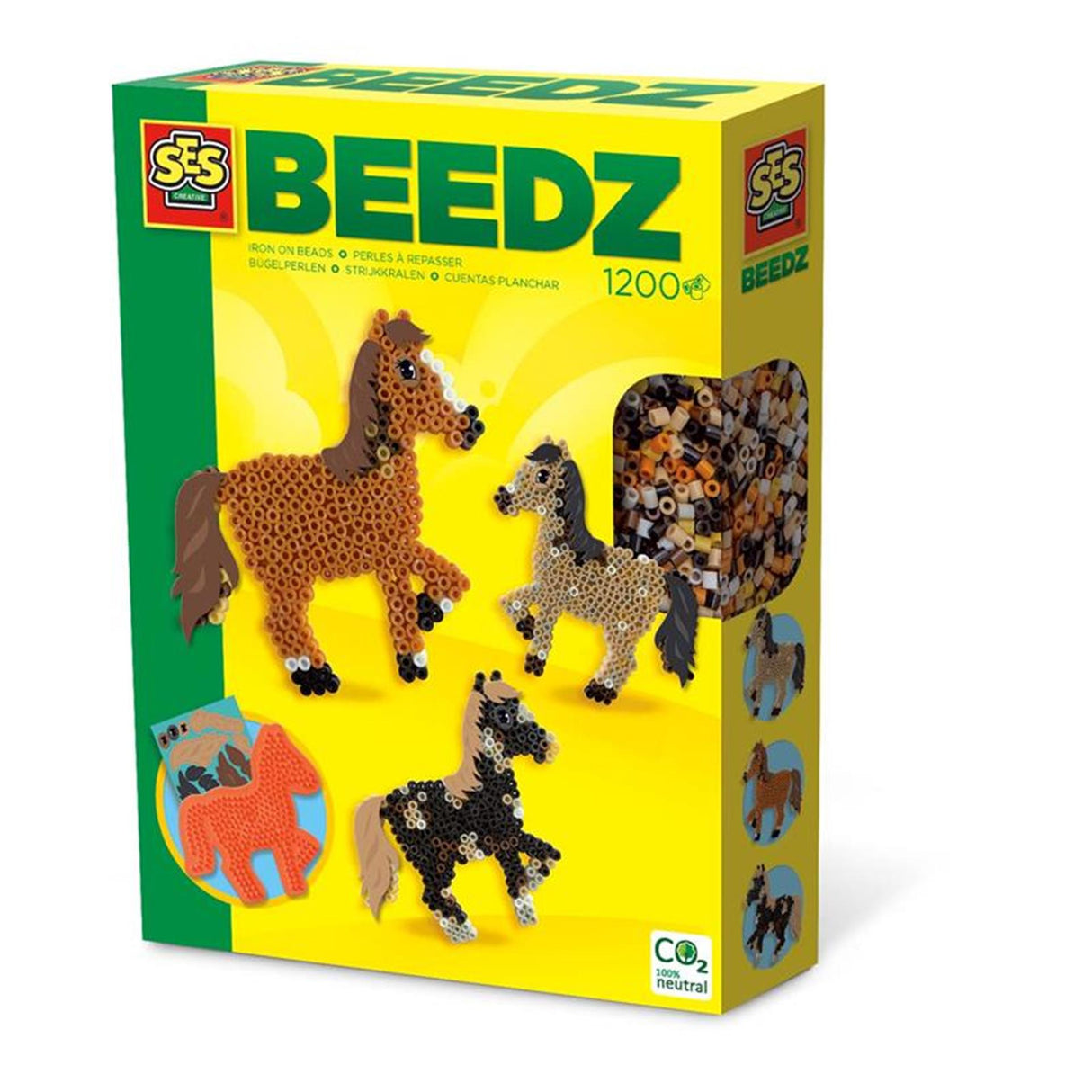 Ses beedz strygeperler - hest 1200