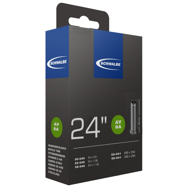 Schwalbe Inner Tube 24 X 3 4 1 1 8 (20 28-540 541) AV 40 mm