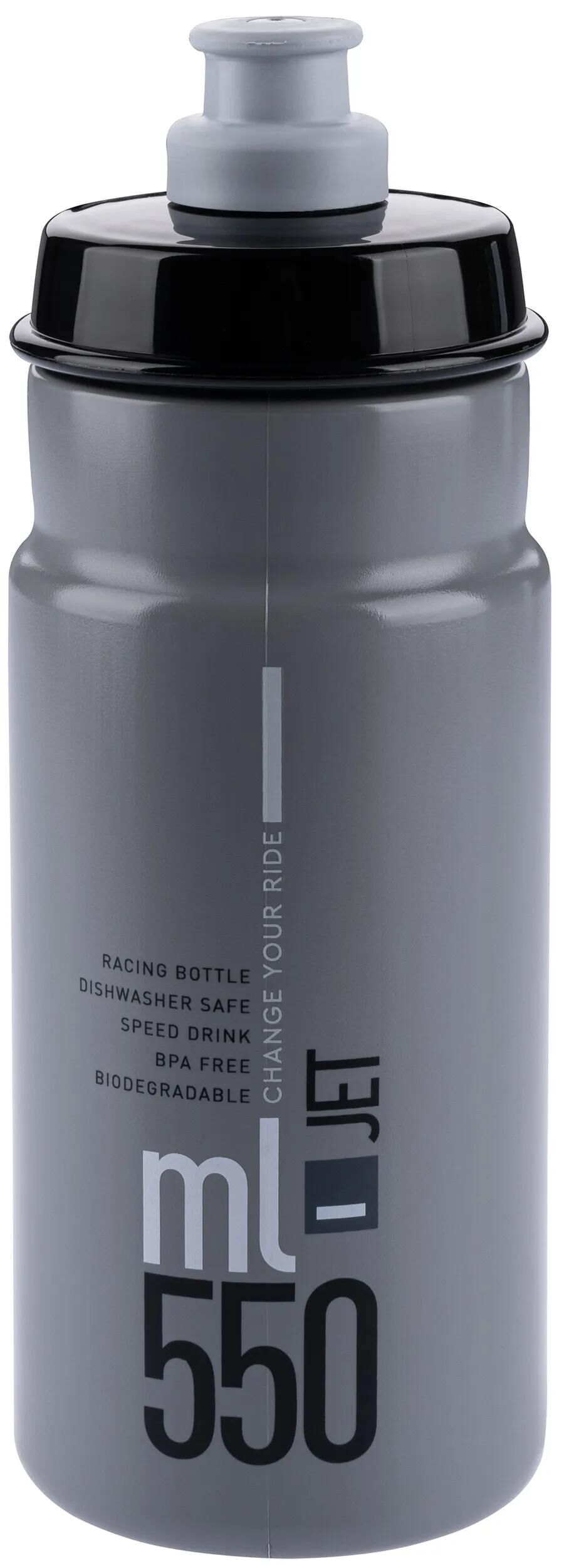 Elite trinkflasche jet plus flaske jet plus 550ml klar grå