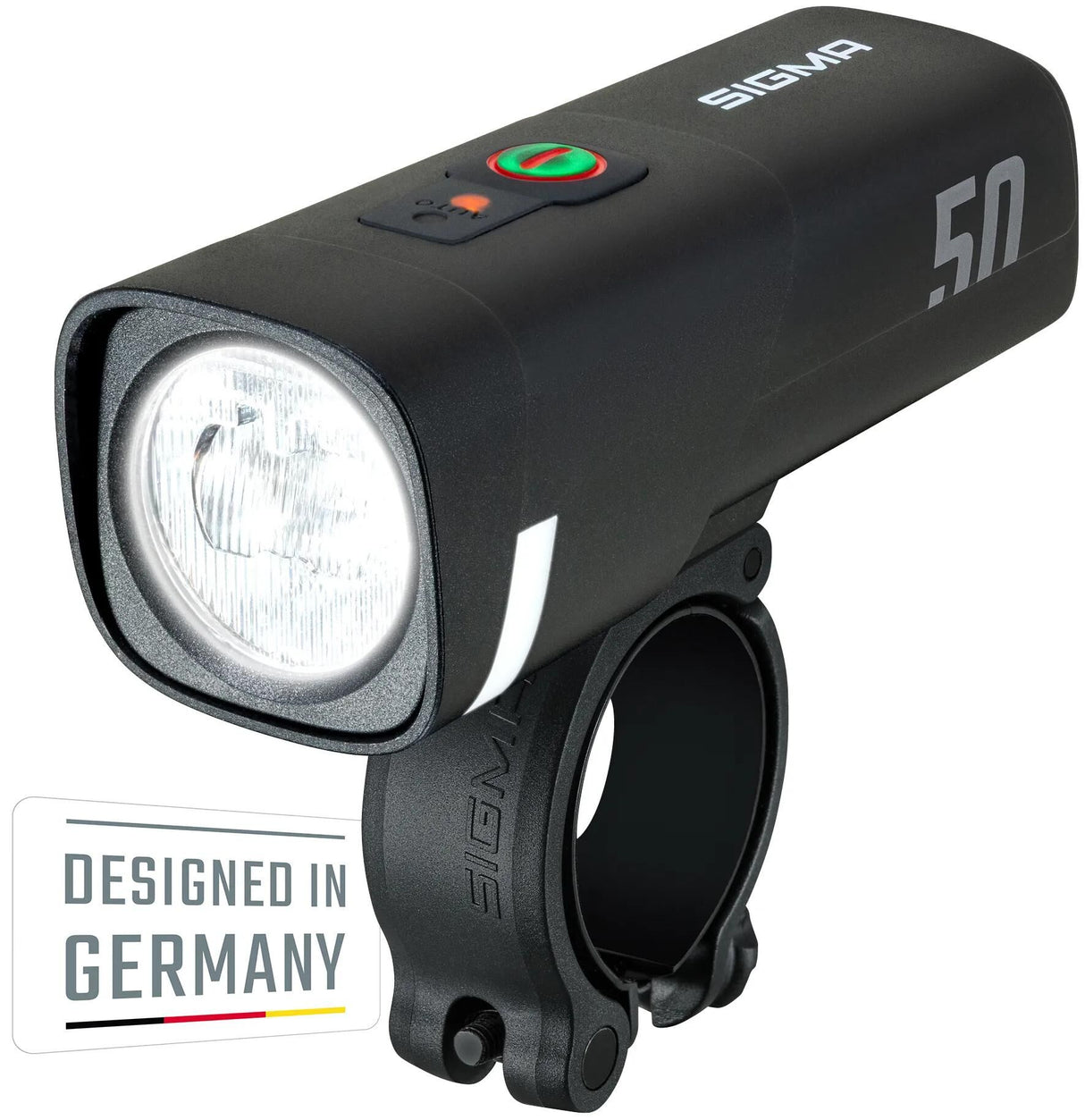 Sigma sport scheinwerfer aura 50 sigma batteri lys aura