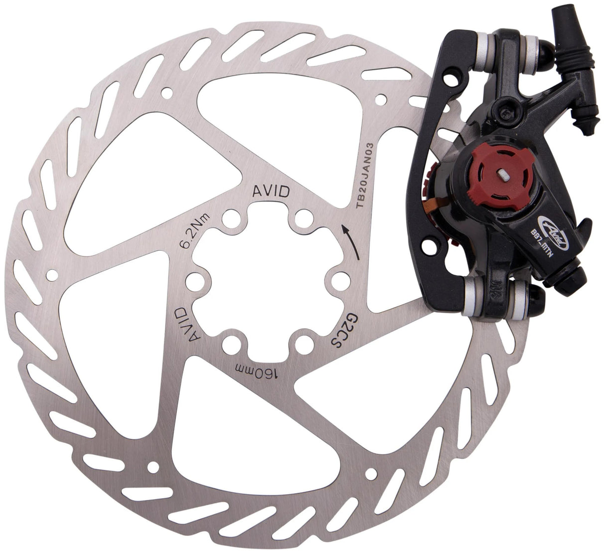 Avid skivebremse kugleleje 7 mtb skive br. bb7 mtb 180mm