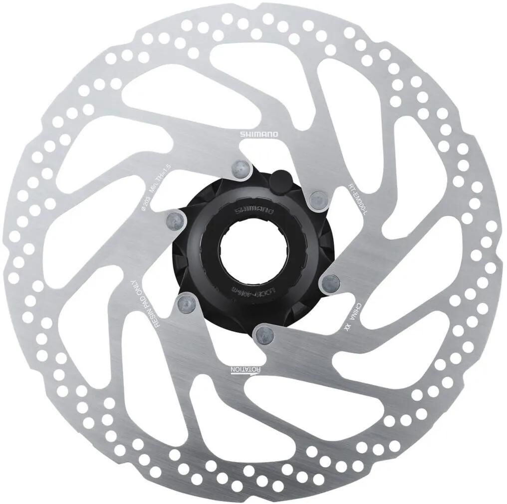 Shimano bremsscheibe rt-em300 shim.bremse rotorer trin 203mm cl rt-em300