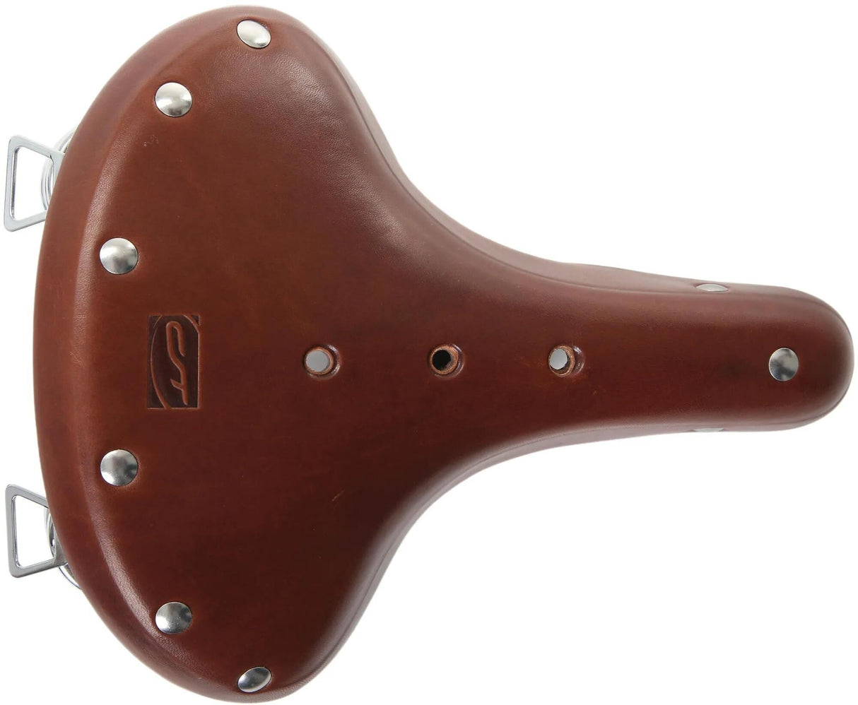 Contec sadel classic exclusiv touring damen ct sadel cl. ekskl. tur. læder dame sauce