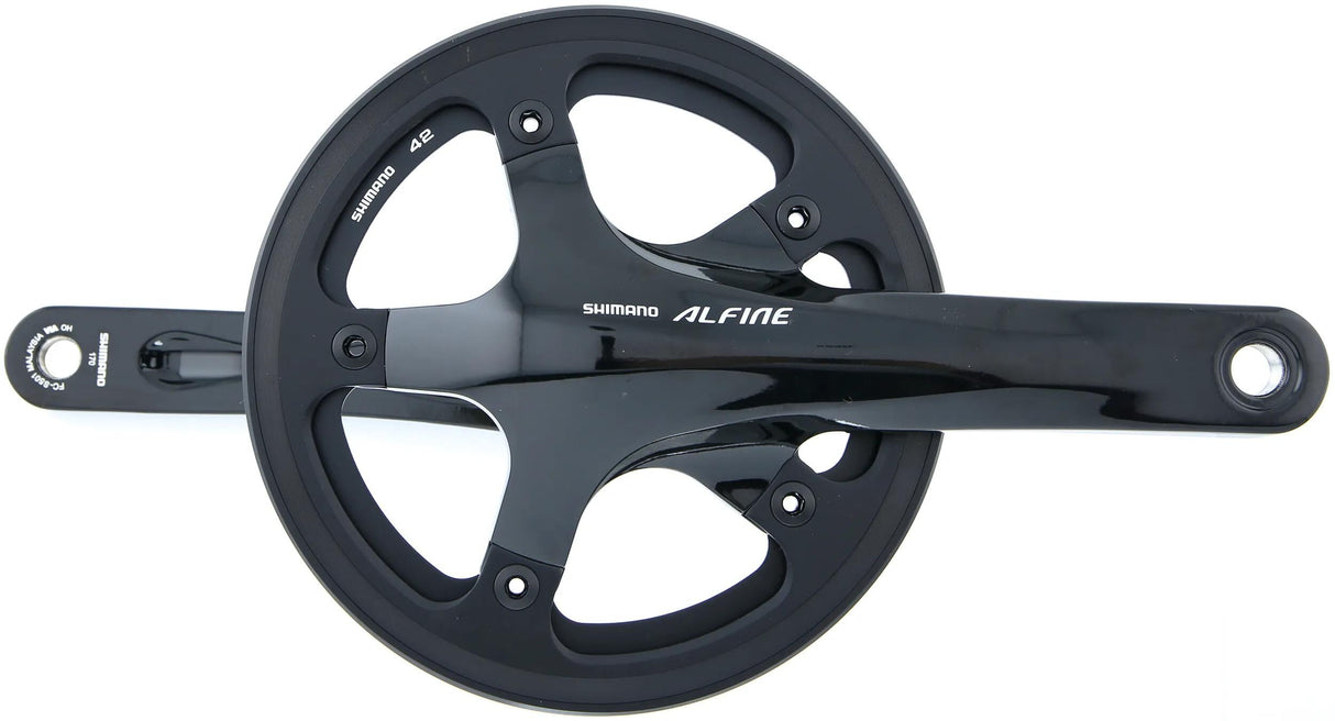 Shimano kranksæt alfine fc-s501 kranksæt shim.alfi.fcs501 42t.170mm ht2 1sp bl.
