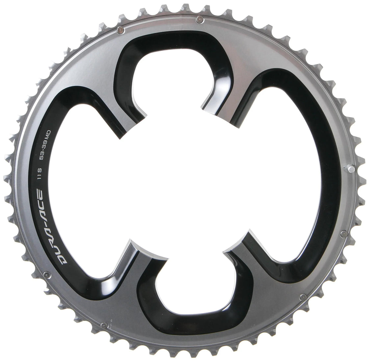 Shimano kædering dura ace fc-9000 kædering mellemlæg. duracece 53t.4-arm,110mm,fc9000