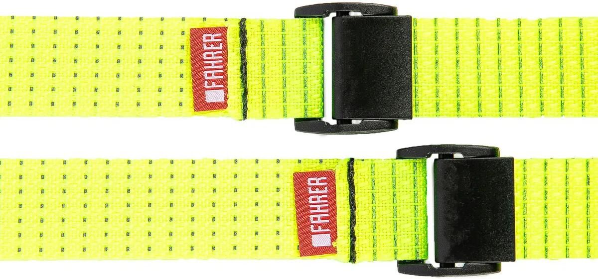 Fahrer spanngurt mini strop surringsrem mini strap xl neon gul.