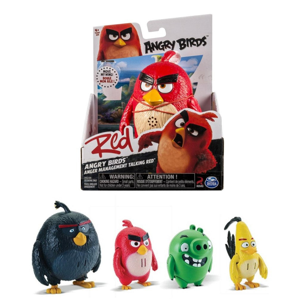 Spin Master Angry Birds Figur med Sound Chuck