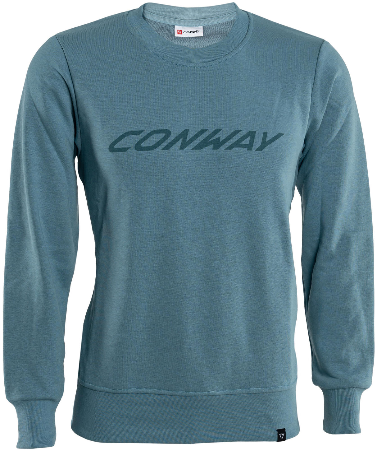 Conway sweatshirt stort logo sweatshirt stort logo størrelse l stenblå