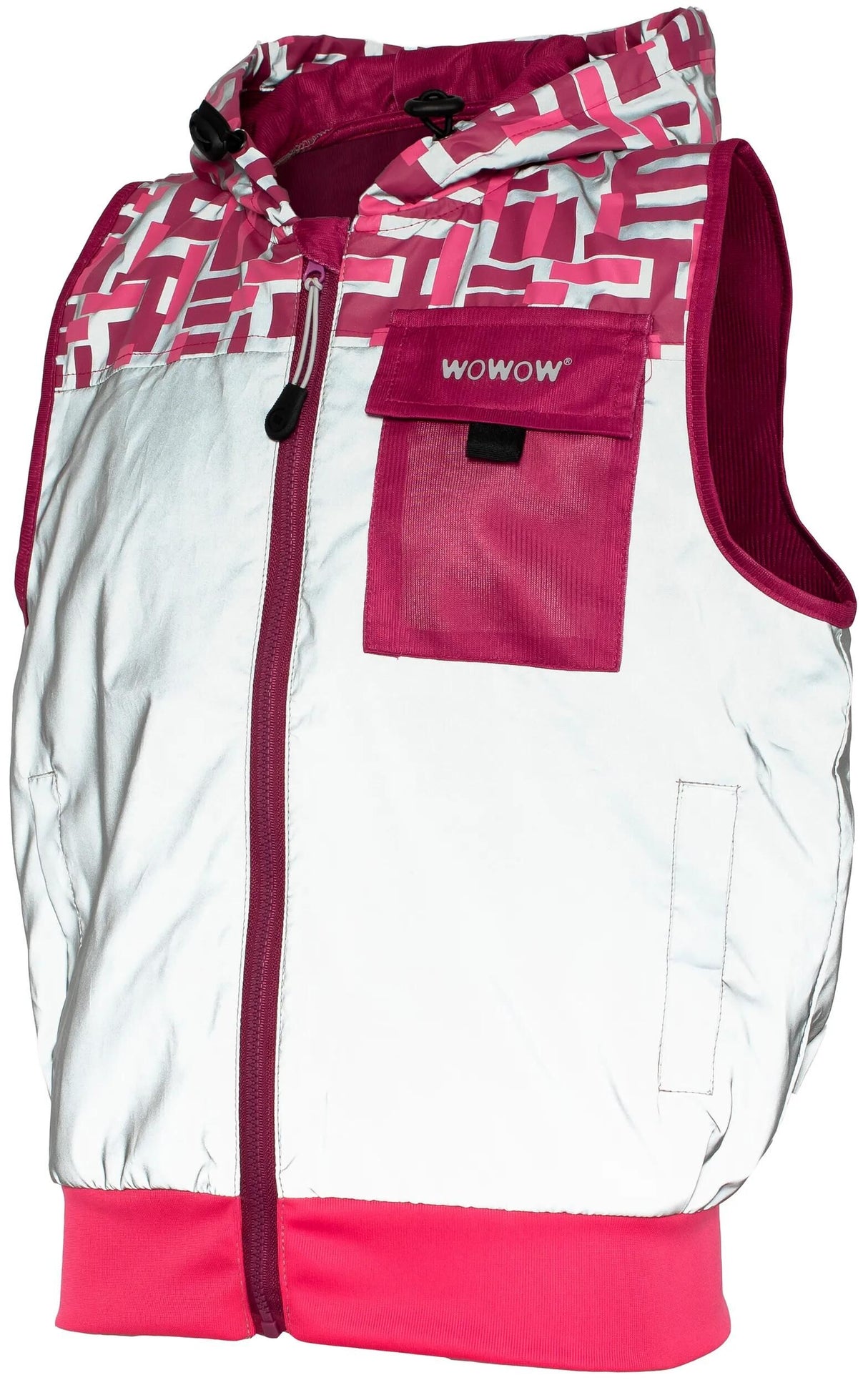 Wowow weste yoho jakke pink fr refleks børn yoho pink gr.l