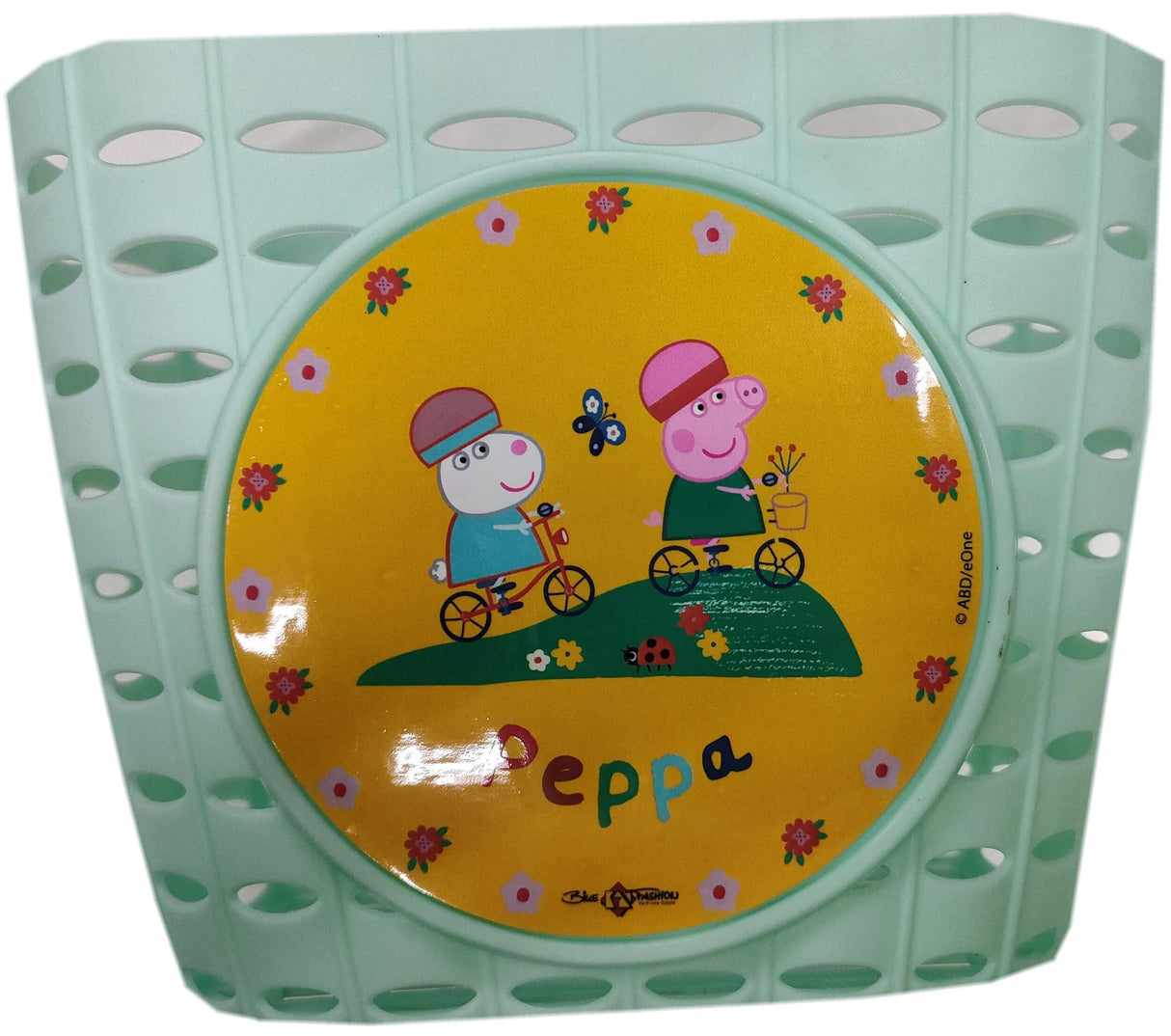 Cykelmode børnecykelkurv børnekurv peppa gris