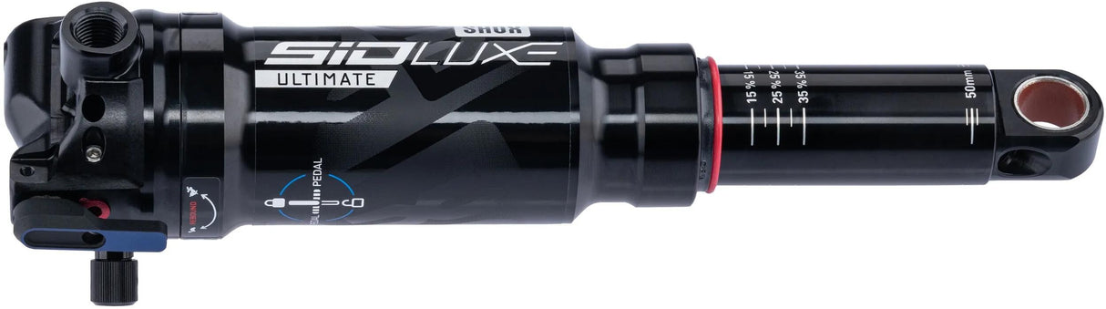 Rockshox støddæmper sidluxe ultimate 3p bagstøddæmper rs sidluxe ult.3p 185 x 50mm