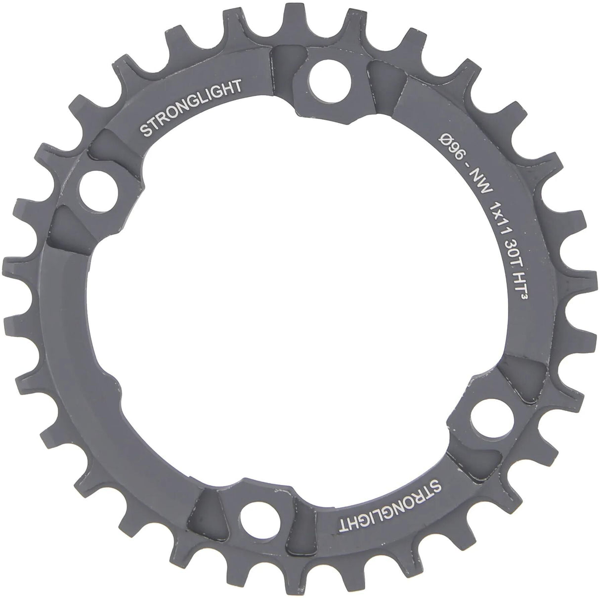 Stronglight kædering ht3 kædering stærkl. ht3 30t aluminium sort