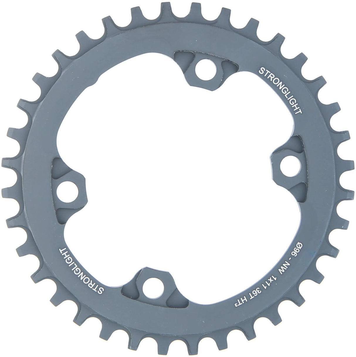 Stronglight kædering ht3 kædering stærkl. ht3 36t aluminium sort