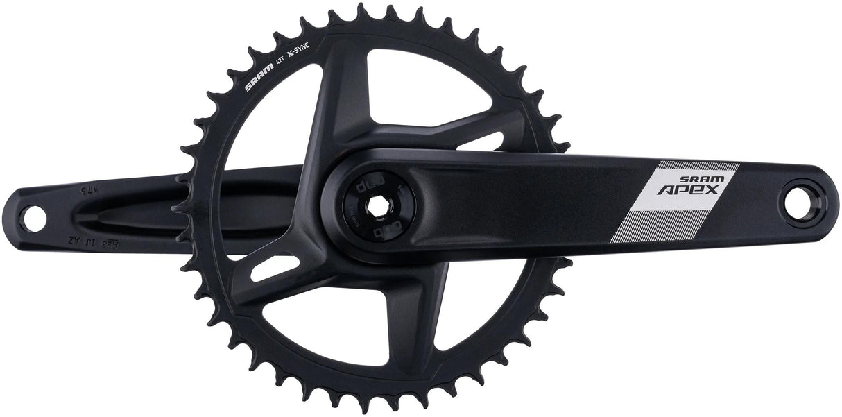Sram kranksæt apex 1 krg apex dub 83a cannondale 175mm 42t