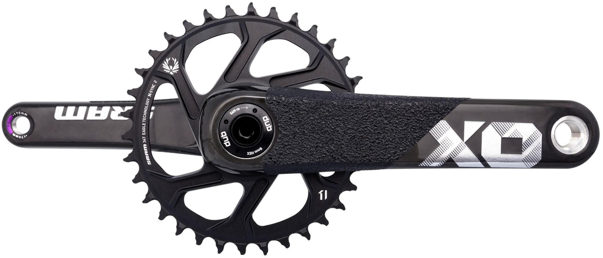 Sram kranksæt x01 dh kranksæt x01 dh dub 170mm sort