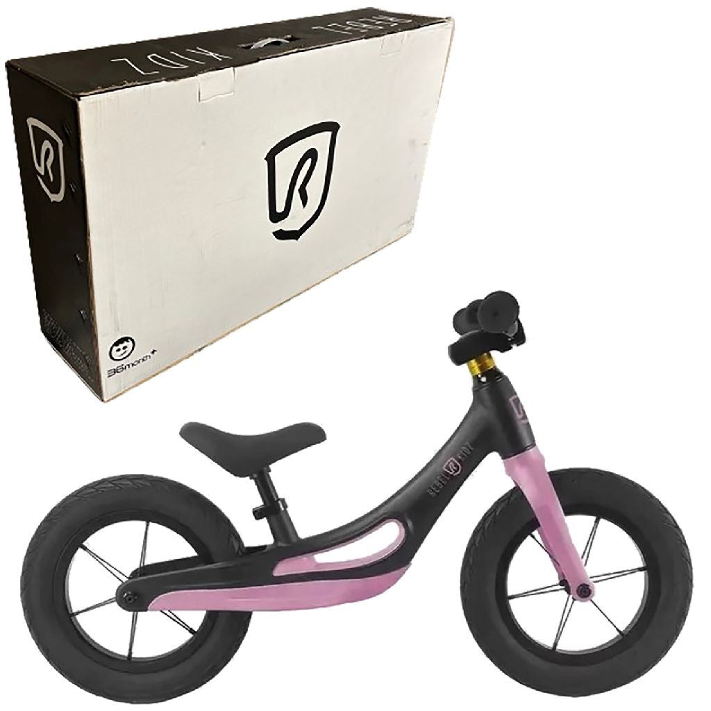 Rebel kidz balancecykel sort pink