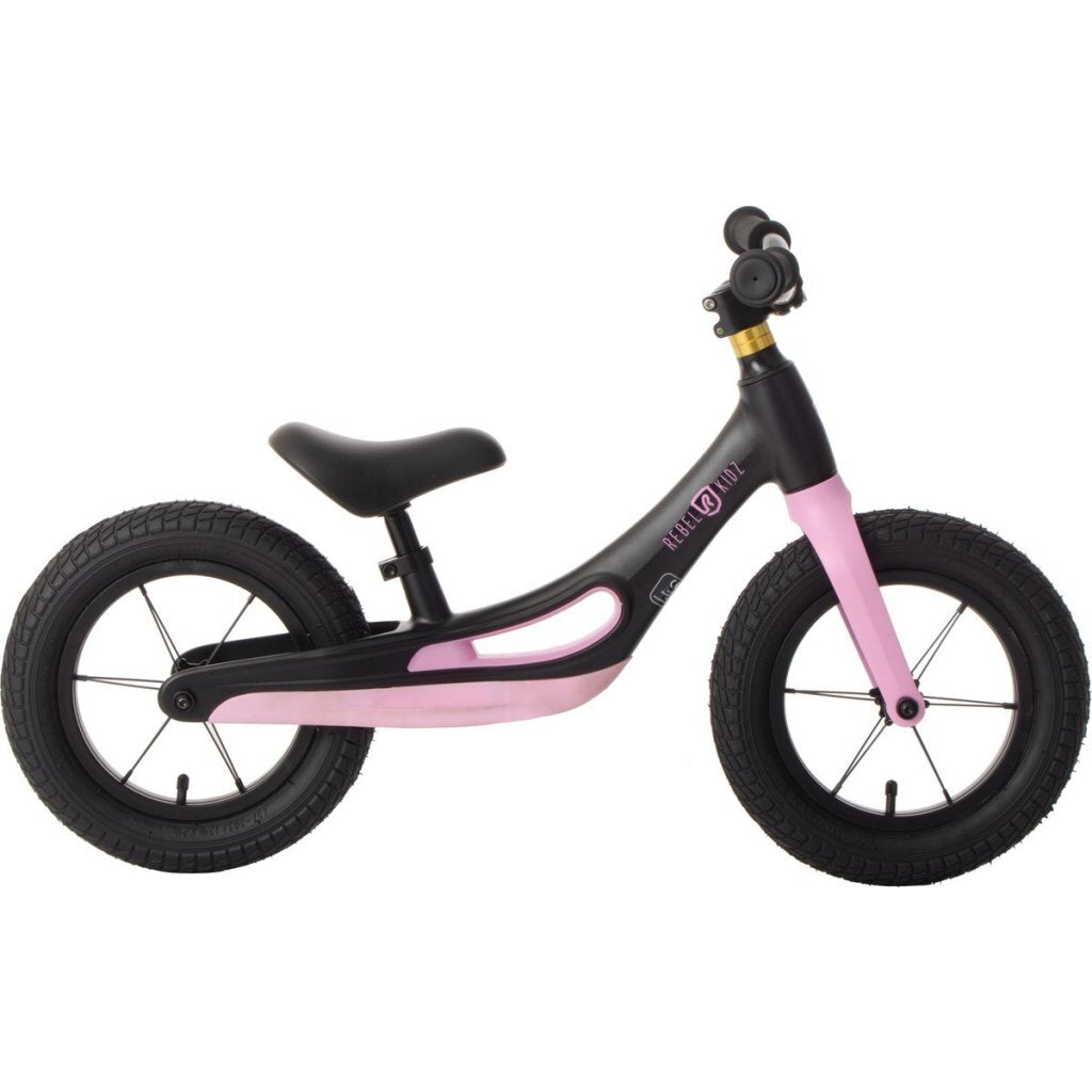 Rebel kidz balancecykel sort pink