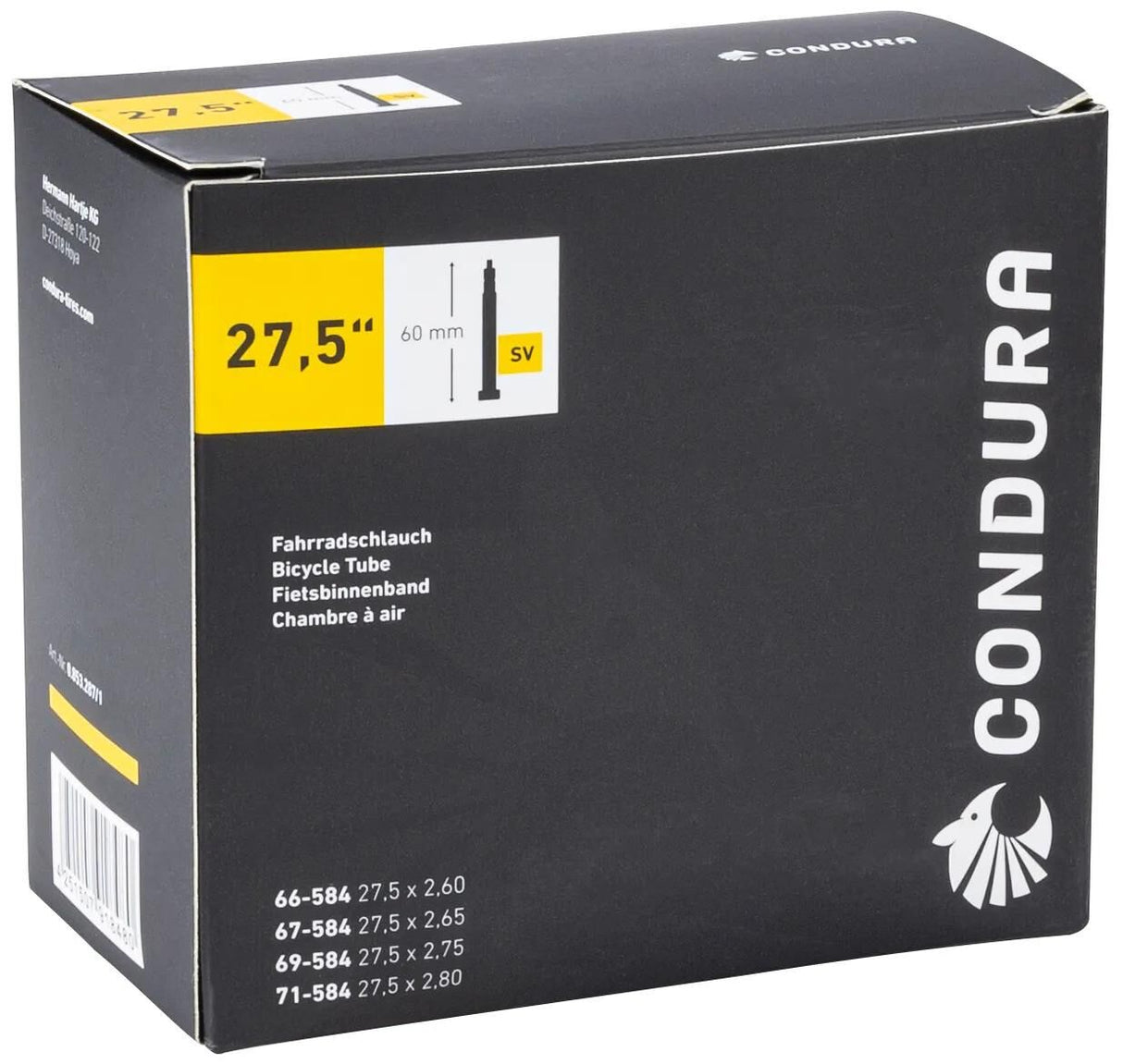 Condura inderrør 27,5 rør 27,5 sv60 66 71-584