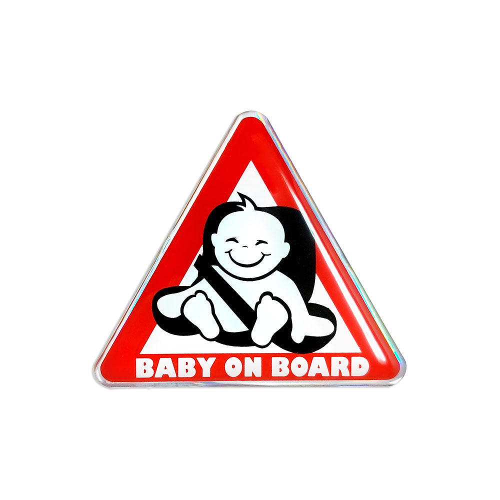 Baby om bord i stol 3D -klistermærke
