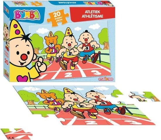 Studio 100 bumba puslespil - atletik - 20 brikker