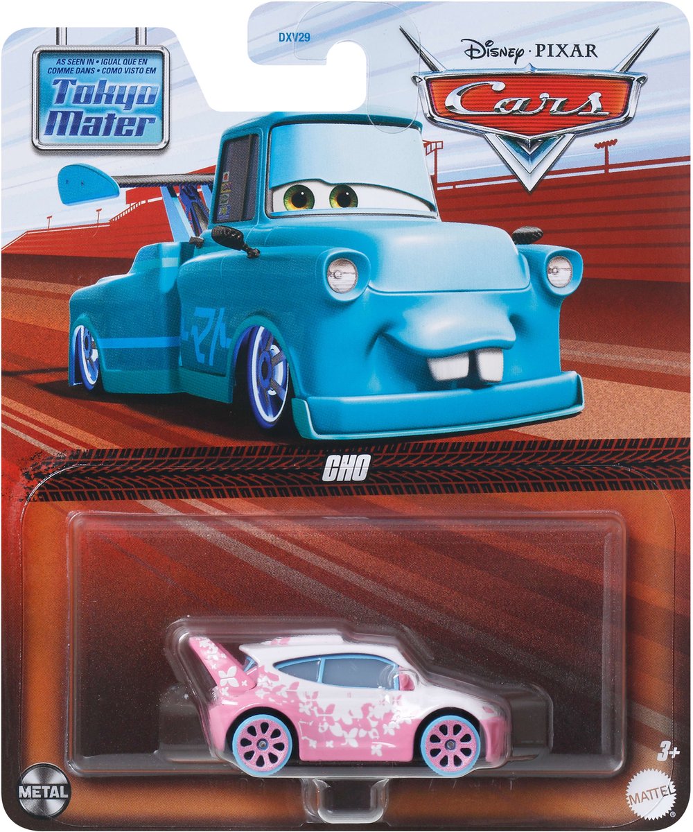 Disney pixar biler jdl80, bil, 3 år, metal, pink, hvid