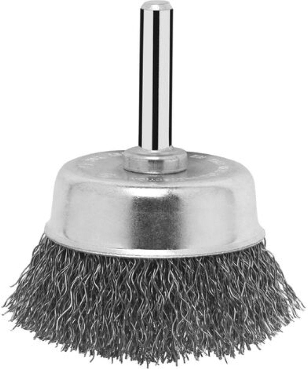 Bosch - kop stålbørster til bor - bølgetråd, 50 mm 50 mm, 0,3 mm, 4500 rpm