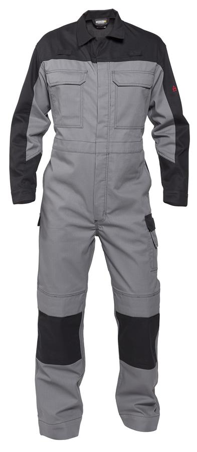 Dassy overall niort multinorm grå sort xl