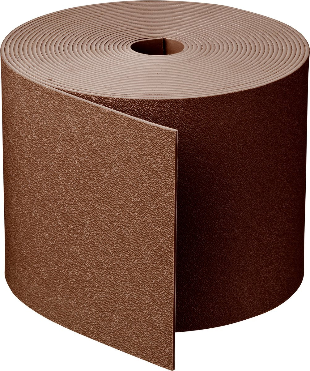 Natur - kantkant på rulle - taupe - 15cm x 10m - 3mm tyk - fleksibel