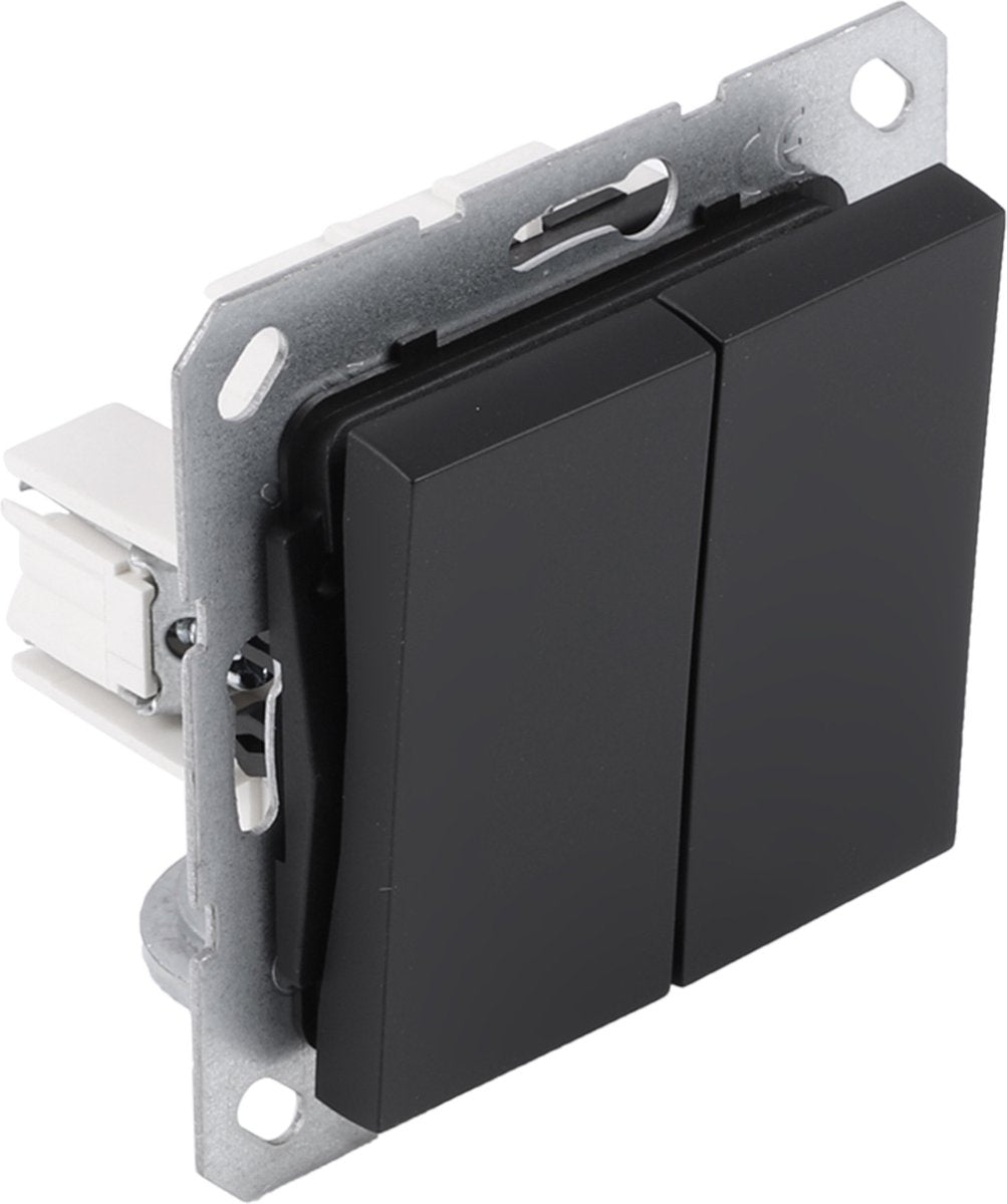 Q-link s-line switch indbygget - serie - sort