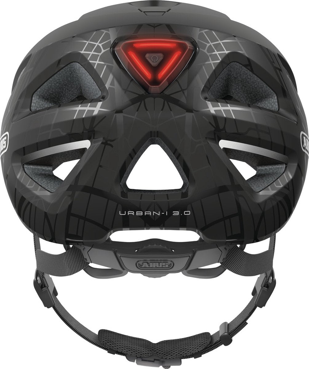 Abus cykelhjelm urban i 3.0 - street black - hjelm størrelse s (51 til 55 cm)