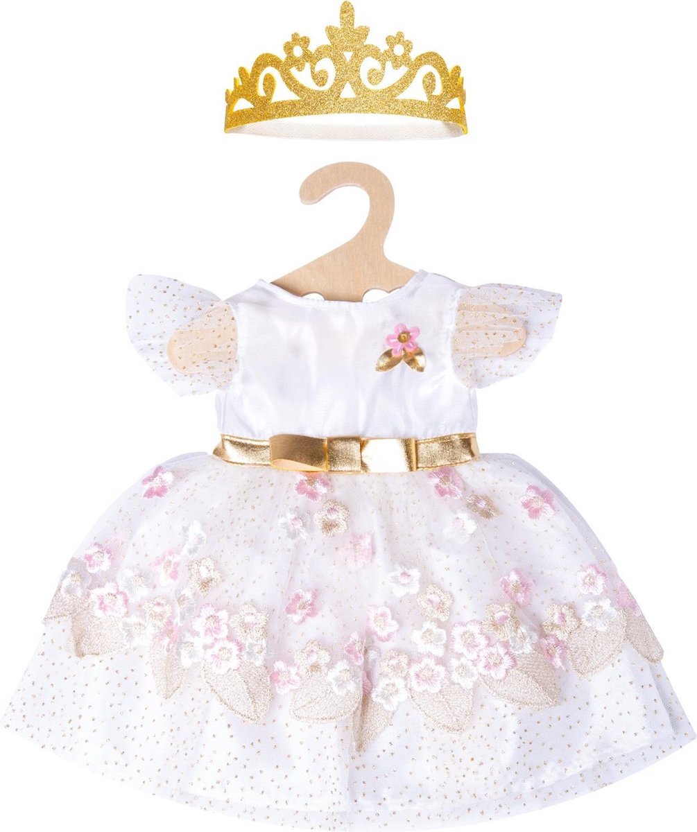 Heless Doll Dress Princess med Crown, 28-35 cm