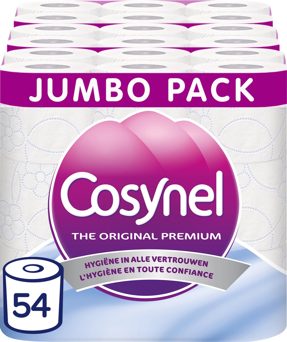 Cosynel toiletpapir - 54 ruller - 3-lags
