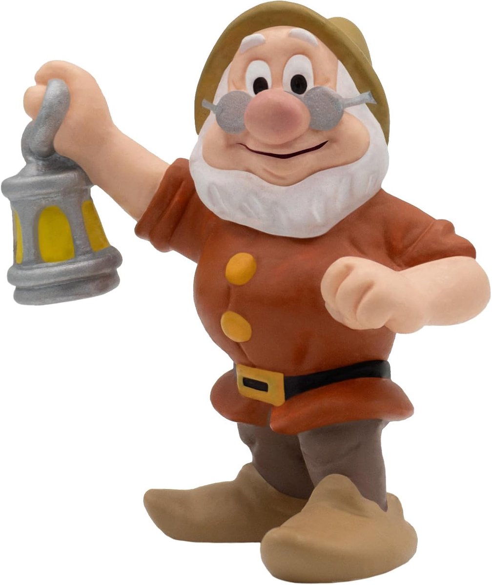 Bullyland 12476 – legefigur og samlerfigur Doc (meget klog) fra Snehvide, ca. 5,4 cm – naturtro og detaljeret design – ideel som kagefigur og lille gave til børn fra 3 år.