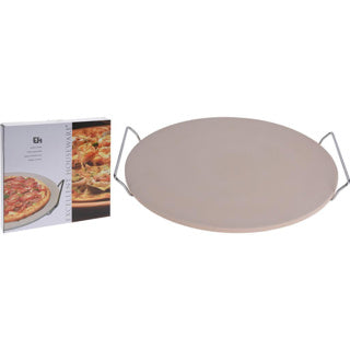 Fremragende Houseware Pizza Stone med Holder Ø33 cm